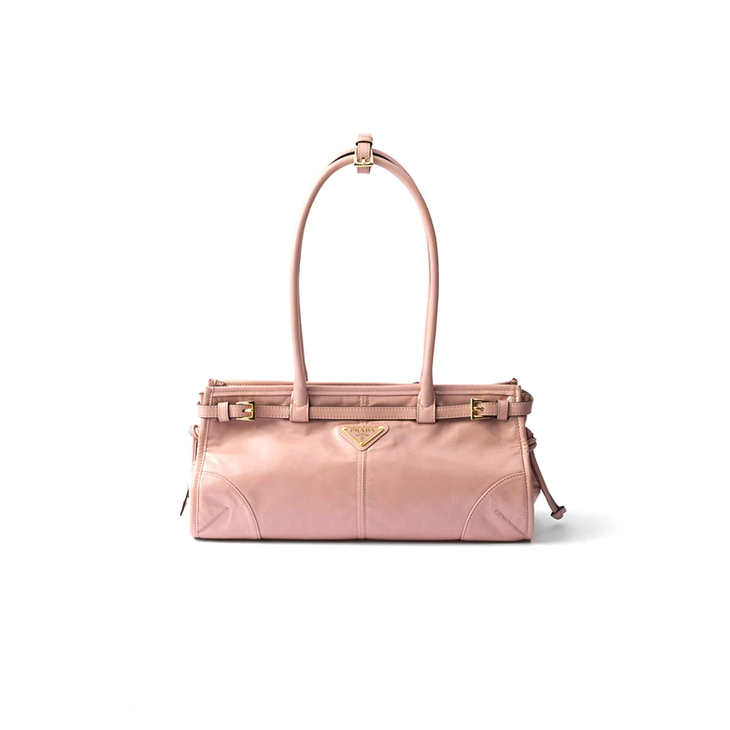 PRADA BONNIE MEDIUM LEATHER HANDBAG 1BA426  (32*15.5*12cm)